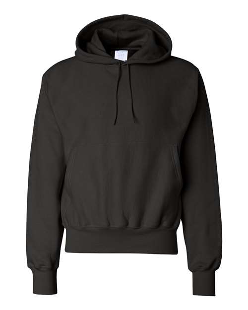 Champion S101 Unisex Reverse Weave® Hooded Sweatshirt - Black - Front