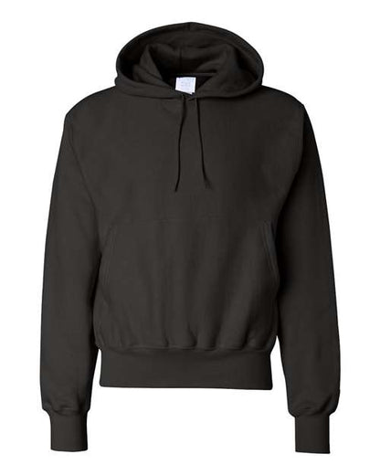 Champion S101 Unisex Reverse Weave® Hooded Sweatshirt - Black - Front