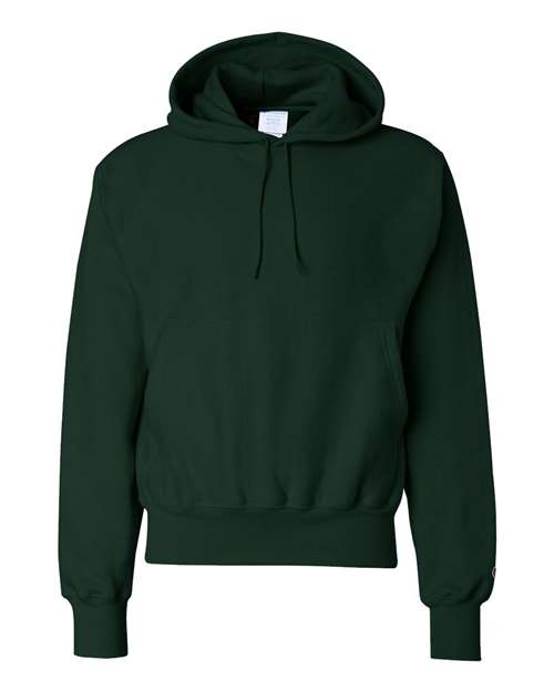 Champion S101 Unisex Reverse Weave® Hooded Sweatshirt - Dark Green - Front