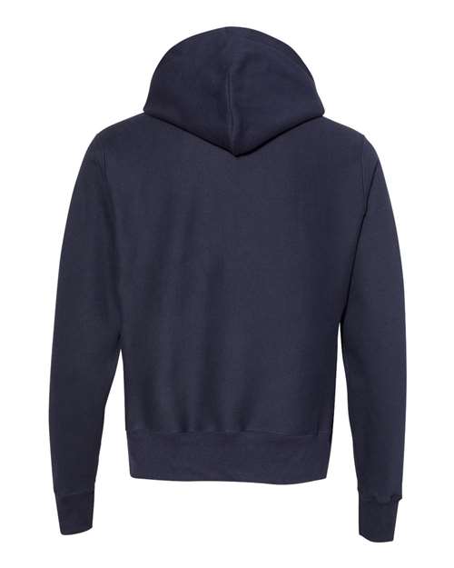 Champion S101 Unisex Reverse Weave® Hooded Sweatshirt - Navy - Back