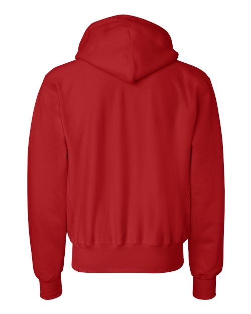 Champion S101 Unisex Reverse Weave® Hooded Sweatshirt - Scarlet - Back