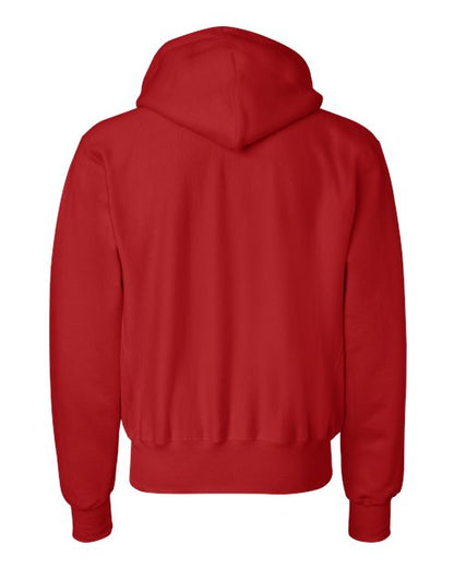 Champion S101 Unisex Reverse Weave® Hooded Sweatshirt - Scarlet - Back