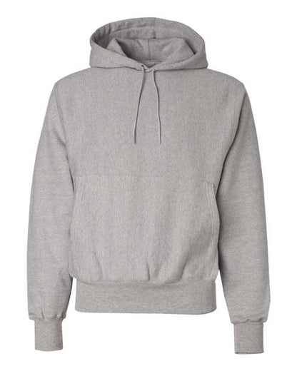Champion S101 Unisex Reverse Weave® Hooded Sweatshirt - Oxford Grey - Front