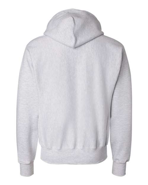 Champion S101 Unisex Reverse Weave® Hooded Sweatshirt - Silver Grey - Back