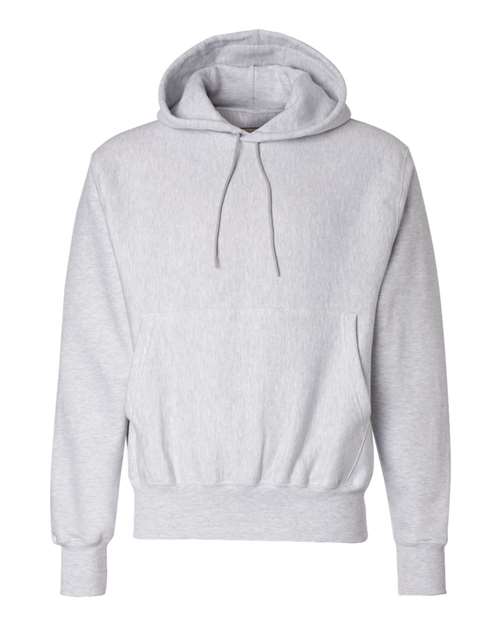 Champion S101 Unisex Reverse Weave® Hooded Sweatshirt - Silver Grey - Front