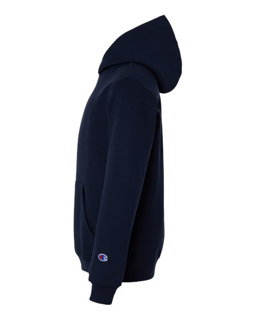 Champion S790 Youth Powerblend® Hooded Sweatshirt - Navy - DirectSide