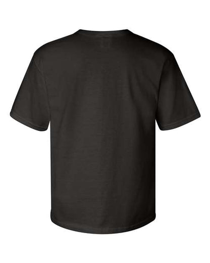 Champion T105 Unisex Heritage Jersey T-Shirt - Black - Back