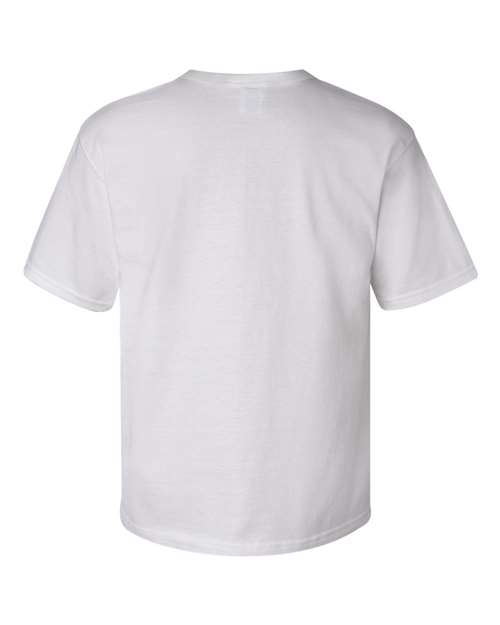 Champion T105 Unisex Heritage Jersey T-Shirt - White - Back