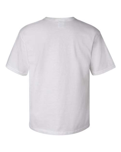 Champion T105 Unisex Heritage Jersey T-Shirt - White - Back