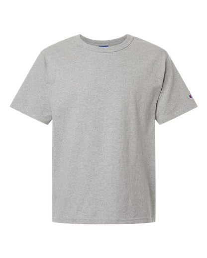 Champion T105 Unisex Heritage Jersey T-Shirt - Oxford Grey - Front