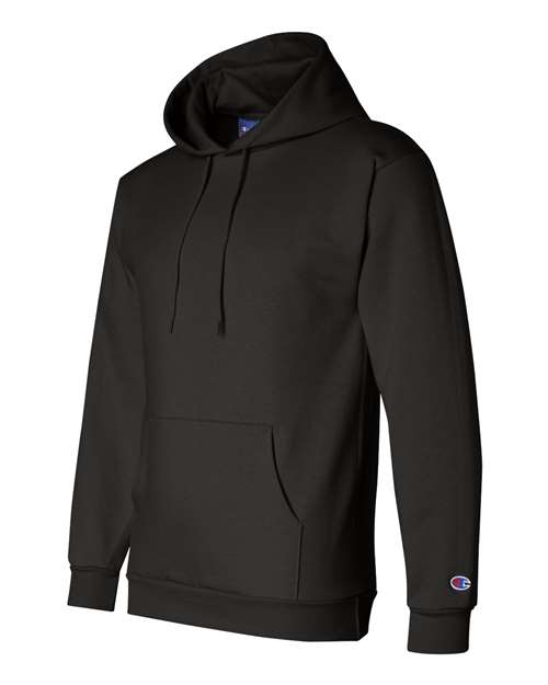 Champion S700 Unisex Powerblend® Hooded Sweatshirt - Black - Side