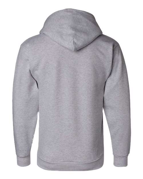 Champion S700 Unisex Powerblend® Hooded Sweatshirt - Light Steel - Back