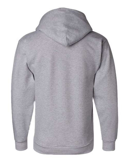 Champion S700 Unisex Powerblend® Hooded Sweatshirt - Light Steel - Back