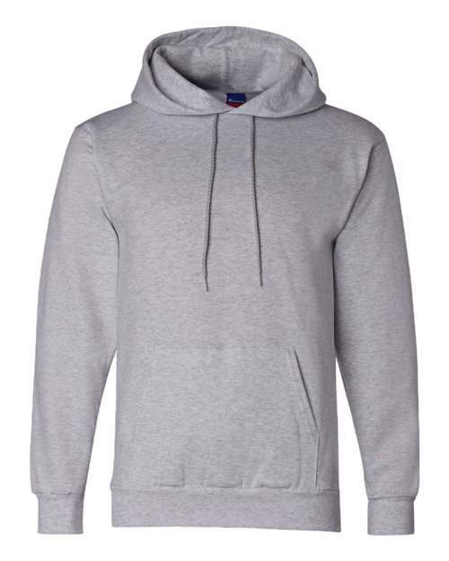 Champion S700 Unisex Powerblend® Hooded Sweatshirt - Light Steel - Front