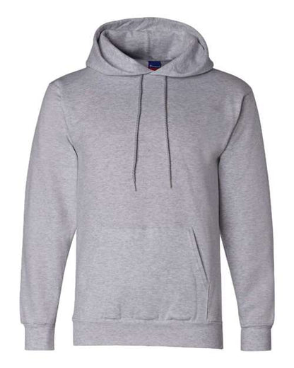 Champion S700 Unisex Powerblend® Hooded Sweatshirt - Light Steel - Front