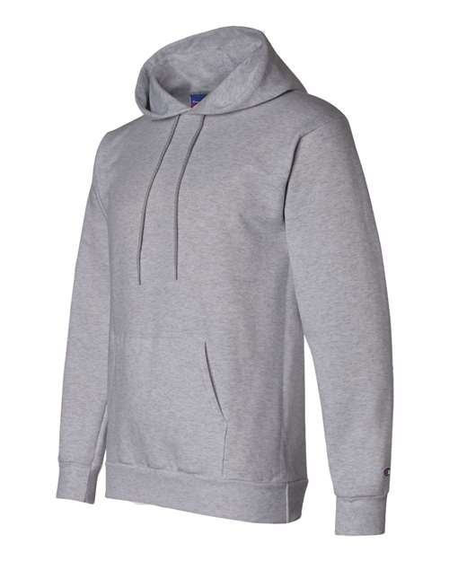 Champion S700 Unisex Powerblend® Hooded Sweatshirt - Light Steel - Side