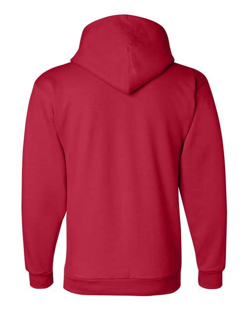 Champion S700 Unisex Powerblend® Hooded Sweatshirt - Scarlet - Back
