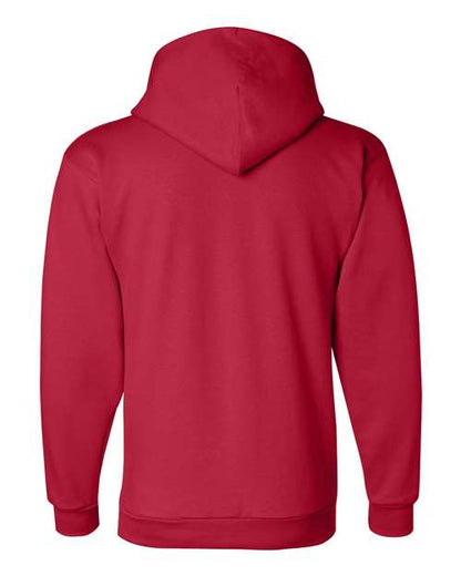 Champion S700 Unisex Powerblend® Hooded Sweatshirt - Scarlet - Back