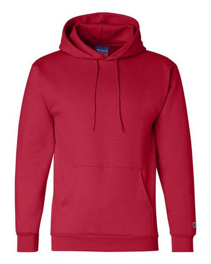 Champion S700 Unisex Powerblend® Hooded Sweatshirt - Scarlet - Front