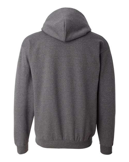 Champion S700 Unisex Powerblend® Hooded Sweatshirt - Charcoal Heather - Back