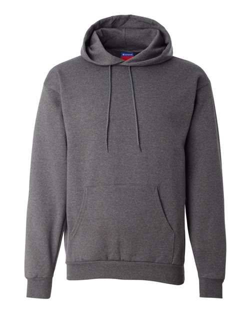 Champion S700 Unisex Powerblend® Hooded Sweatshirt - Charcoal Heather - Front