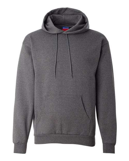 Champion S700 Unisex Powerblend® Hooded Sweatshirt - Charcoal Heather - Front