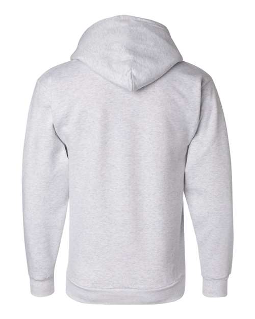 Champion S700 Unisex Powerblend® Hooded Sweatshirt - Silver Grey - Back