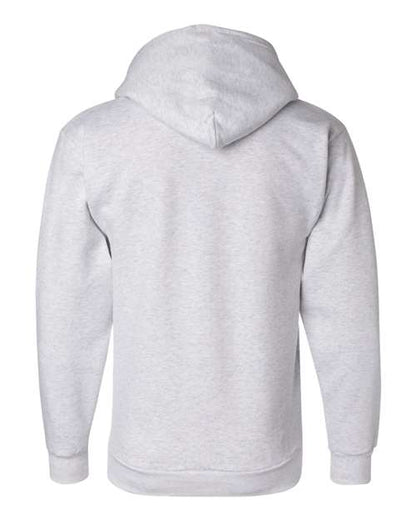 Champion S700 Unisex Powerblend® Hooded Sweatshirt - Silver Grey - Back