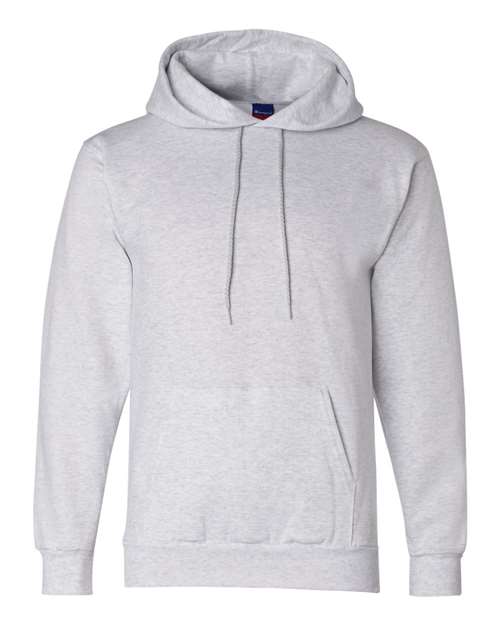 Champion S700 Unisex Powerblend® Hooded Sweatshirt - Silver Grey - Front