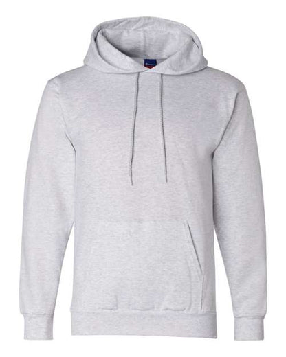 Champion S700 Unisex Powerblend® Hooded Sweatshirt - Silver Grey - Front