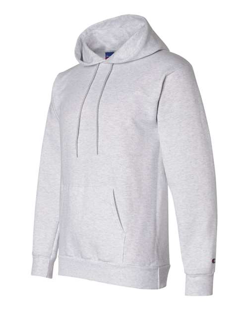 Champion S700 Unisex Powerblend® Hooded Sweatshirt - Silver Grey - Side