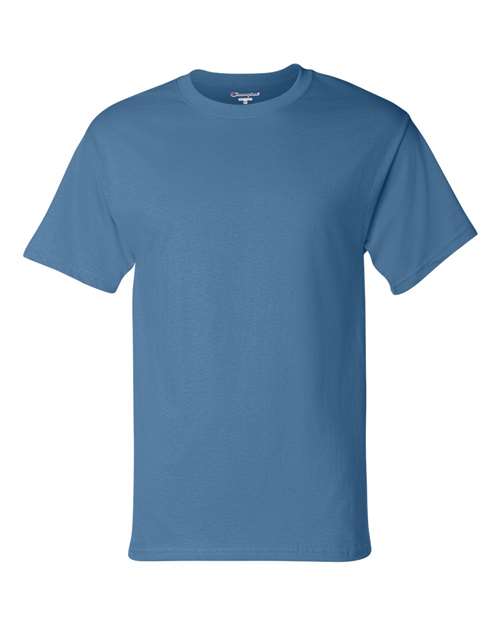 Champion T425 Unisex Classic T-Shirt - Light Blue - Front