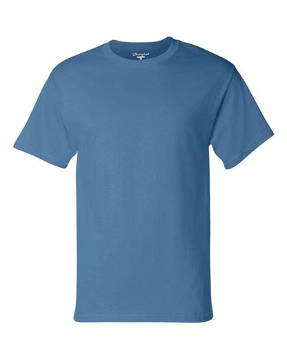 Champion T425 Unisex Classic T-Shirt - Light Blue - Front