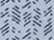 adidas A702 Men's Blended Printed Polo - Blue Dawn Melange - Swatch