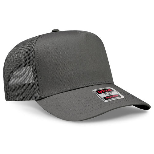 OTTO CAP® 5 Panel Mid Profile Mesh Back Trucker Hat