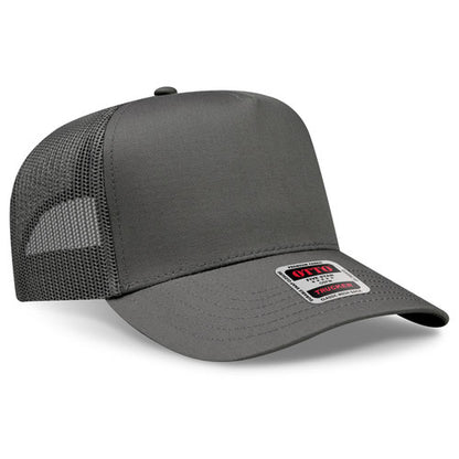 OTTO CAP® 5 Panel Mid Profile Mesh Back Trucker Hat