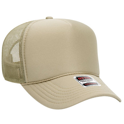 OTTO CAP® 5 Panel Mid Profile Mesh Back Trucker Hat