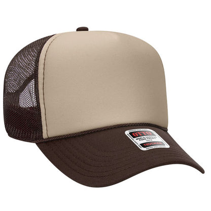 OTTO CAP® 5 Panel Mid Profile Mesh Back Trucker Hat