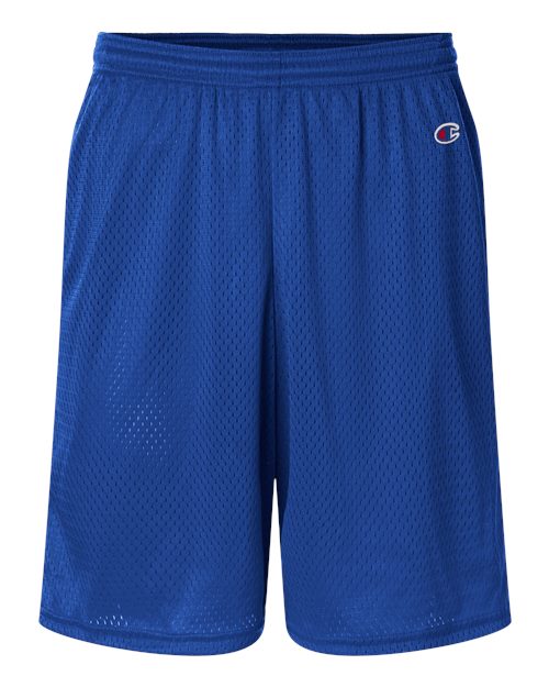 Champion S162 Unisex 9" Mesh Shorts with Pockets - Athletic Royal - Front