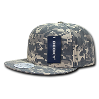 DECKY 6 Panel High Profile Structured Ripstop Snapback – Adjustable Streetwear Cap