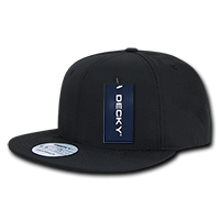 DECKY 6 Panel High Profile Structured Ripstop Snapback – Adjustable Streetwear Cap
