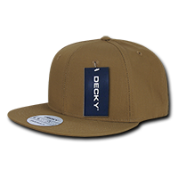 DECKY 6 Panel High Profile Structured Ripstop Snapback – Adjustable Streetwear Cap