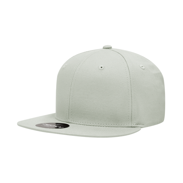 Decky-361-6 Panel High Profile Structured Cotton Blend Snapback - Stone