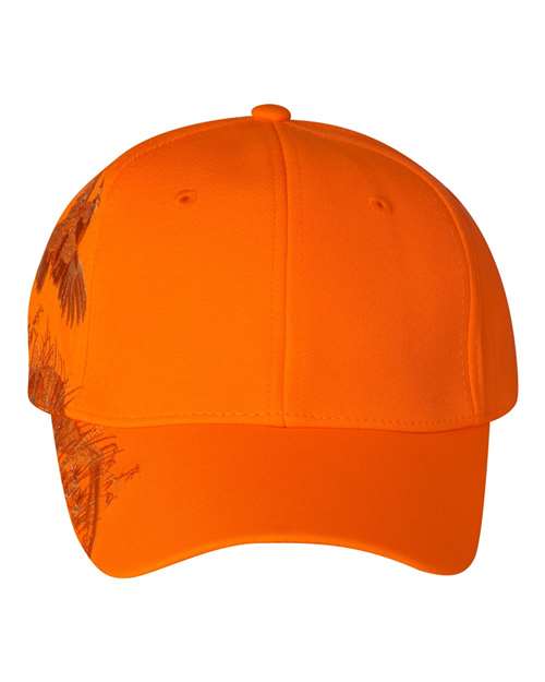 DRI DUCK 3270 Quail Cap - Blaze Orange - Quail - Front
