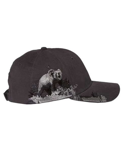 DRI DUCK 3319 Grizzly Bear Cap - Charcoal - DirectSide