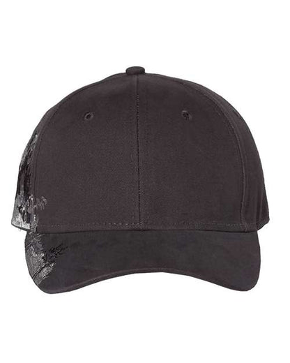 DRI DUCK 3319 Grizzly Bear Cap - Charcoal - Front