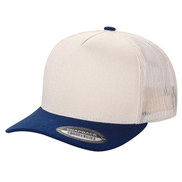 TCMS - TC MESH BACK & SUEDE BILLS - TAN/NAVY