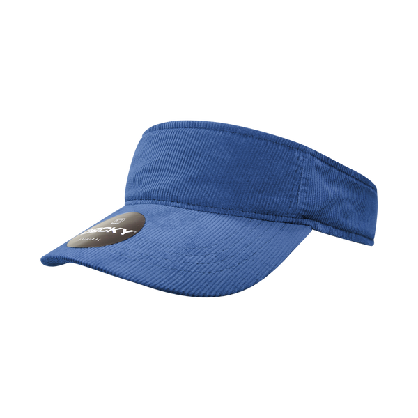 Decky-4004-Corduroy Visor - Navy