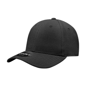 Decky 6 Panel High Profile Structured Fitted Cap – Classic Baseball Cap