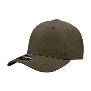Decky 6 Panel High Profile Structured Fitted Cap – Classic Baseball Cap